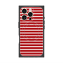 プレミアムスクエアケース with MagSafe［ Middle Border - Red ］