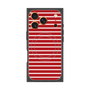 プレミアムスクエアケース with MagSafe［ Middle Border - Red ］