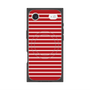 プレミアムスクエアケース with MagSafe［ Middle Border - Red ］
