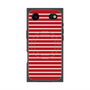 プレミアムスクエアケース with MagSafe［ Middle Border - Red ］