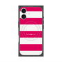 プレミアムスクエアケース with MagSafe［ Big Border - Pink ］