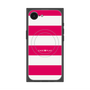 プレミアムスクエアケース with MagSafe［ Big Border - Pink ］