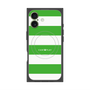 プレミアムスクエアケース with MagSafe［ Big Border - Green ］