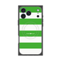 プレミアムスクエアケース with MagSafe［ Big Border - Green ］