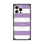 プレミアムスクエアケース with MagSafe［ Big Border - Purple ］