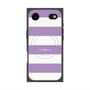 プレミアムスクエアケース with MagSafe［ Big Border - Purple ］