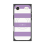 プレミアムスクエアケース with MagSafe［ Big Border - Purple ］