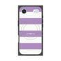 プレミアムスクエアケース with MagSafe［ Big Border - Purple ］