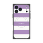 プレミアムスクエアケース with MagSafe［ Big Border - Purple ］