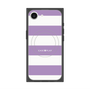 プレミアムスクエアケース with MagSafe［ Big Border - Purple ］