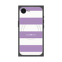 プレミアムスクエアケース with MagSafe［ Big Border - Purple ］