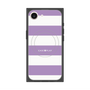 プレミアムスクエアケース with MagSafe［ Big Border - Purple ］