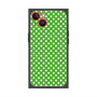 プレミアムスクエアケース with MagSafe［ Small Dot - Green ］