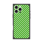 プレミアムスクエアケース with MagSafe［ Small Dot - Green ］