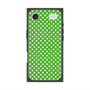 プレミアムスクエアケース with MagSafe［ Small Dot - Green ］