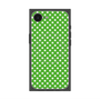 プレミアムスクエアケース with MagSafe［ Small Dot - Green ］