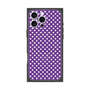 プレミアムスクエアケース with MagSafe［ Small Dot - Purple ］