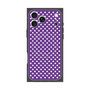 プレミアムスクエアケース with MagSafe［ Small Dot - Purple ］