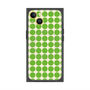 プレミアムスクエアケース with MagSafe［ Big Dot - Green ］
