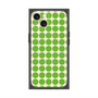 プレミアムスクエアケース with MagSafe［ Big Dot - Green ］