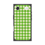 プレミアムスクエアケース with MagSafe［ Big Dot - Green ］