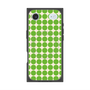 プレミアムスクエアケース with MagSafe［ Big Dot - Green ］
