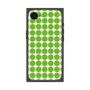 プレミアムスクエアケース with MagSafe［ Big Dot - Green ］