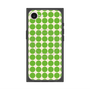 プレミアムスクエアケース with MagSafe［ Big Dot - Green ］