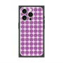 プレミアムスクエアケース with MagSafe［ Big Dot - Purple ］