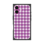 プレミアムスクエアケース with MagSafe［ Big Dot - Purple ］