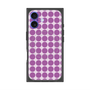 プレミアムスクエアケース with MagSafe［ Big Dot - Purple ］