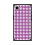 プレミアムスクエアケース with MagSafe［ Big Dot - Purple ］