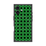 プレミアムスクエアケース with MagSafe［ Shower Dot - Green ］