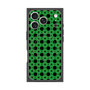 プレミアムスクエアケース with MagSafe［ Shower Dot - Green ］