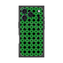 プレミアムスクエアケース with MagSafe［ Shower Dot - Green ］