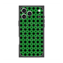 プレミアムスクエアケース with MagSafe［ Shower Dot - Green ］