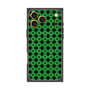 プレミアムスクエアケース with MagSafe［ Shower Dot - Green ］