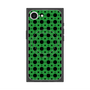 プレミアムスクエアケース with MagSafe［ Shower Dot - Green ］