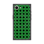 プレミアムスクエアケース with MagSafe［ Shower Dot - Green ］