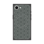 プレミアムスクエアケース with MagSafe［ Dot Circle - Gray ］
