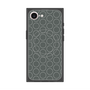 プレミアムスクエアケース with MagSafe［ Dot Circle - Gray ］