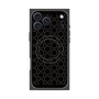 プレミアムスクエアケース with MagSafe［ Dot Circle - Black ］