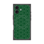 プレミアムスクエアケース with MagSafe［ Dot Circle - Green ］