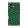 プレミアムスクエアケース with MagSafe［ Dot Circle - Green ］