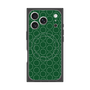 プレミアムスクエアケース with MagSafe［ Dot Circle - Green ］