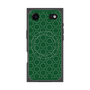 プレミアムスクエアケース with MagSafe［ Dot Circle - Green ］