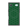 プレミアムスクエアケース with MagSafe［ Dot Circle - Green ］