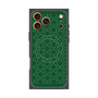 プレミアムスクエアケース with MagSafe［ Dot Circle - Green ］