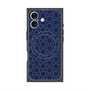 プレミアムスクエアケース with MagSafe［ Dot Circle - Navy ］