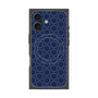 プレミアムスクエアケース with MagSafe［ Dot Circle - Navy ］